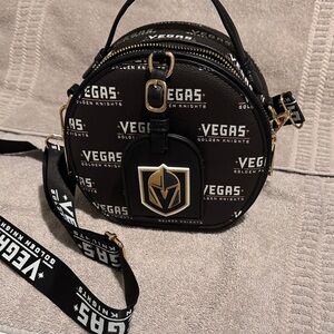 Vegas Golden Knights Black Crossbody Bag